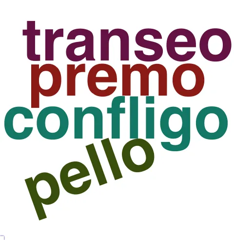 This chart plots collocate by scoreVERBO, for the headword hostis here are all the values plotted: collocate: copia; scoreVERBO: 0. collocate: numerus; scoreVERBO: 0. collocate: iudico; scoreVERBO: 3. collocate: impetus; scoreVERBO: 0. collocate: tergum; scoreVERBO: 0. collocate: multitudo; scoreVERBO: 0. collocate: ab; scoreVERBO: 0. collocate: classis; scoreVERBO: 0. collocate: exercitus; scoreVERBO: 0. collocate: domesticus; scoreVERBO: 0. collocate: aduentus; scoreVERBO: 0. collocate: castra; scoreVERBO: 0. collocate: urbs; scoreVERBO: 0. collocate: confligo; scoreVERBO: 2. collocate: acerbus; scoreVERBO: 0. collocate: pello; scoreVERBO: 2. collocate: acies; scoreVERBO: 0. collocate: premo; scoreVERBO: 2. collocate: transeo; scoreVERBO: 2. collocate: appello; scoreVERBO: 2. collocate: iter; scoreVERBO: 0. collocate: cum; scoreVERBO: 0. collocate: Antonius; scoreVERBO: 0. collocate: relinquo; scoreVERBO: 2