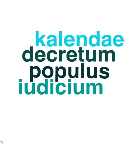 This chart plots collocate by scoreSUBST, for the headword senatus here are all the values plotted: collocate: consultum; scoreSUBST: 5. collocate: auctoritas; scoreSUBST: 4. collocate: frequens; scoreSUBST: 0. collocate: decerno; scoreSUBST: 0. collocate: in; scoreSUBST: 0. collocate: ab; scoreSUBST: 0. collocate: ad; scoreSUBST: 0. collocate: ex; scoreSUBST: 0. collocate: refero; scoreSUBST: 0. collocate: populus; scoreSUBST: 2. collocate: per; scoreSUBST: 0. collocate: uenio; scoreSUBST: 0. collocate: appello; scoreSUBST: 0. collocate: decretum; scoreSUBST: 2. collocate: iudicium; scoreSUBST: 2. collocate: ago; scoreSUBST: 0. collocate: contra; scoreSUBST: 0. collocate: recito; scoreSUBST: 0. collocate: pareo; scoreSUBST: 0. collocate: cunctus; scoreSUBST: 0. collocate: careo; scoreSUBST: 0. collocate: quantus; scoreSUBST: 0. collocate: kalendae; scoreSUBST: 2. collocate: cogo; scoreSUBST: 0. collocate: se; scoreSUBST: 0