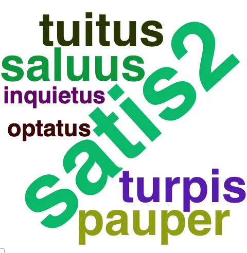 This chart plots collocate by scoreADJ, for the headword sum here are all the values plotted: collocate: qui; scoreADJ: 0. collocate: non; scoreADJ: 0. collocate: quis; scoreADJ: 0. collocate: ut; scoreADJ: 0. collocate: enim; scoreADJ: 0. collocate: facio; scoreADJ: 0. collocate: uideo; scoreADJ: 0. collocate: dico; scoreADJ: 0. collocate: ita; scoreADJ: 0. collocate: nihil; scoreADJ: 0. collocate: animus; scoreADJ: 0. collocate: necesse; scoreADJ: 0. collocate: autem; scoreADJ: 0. collocate: quod; scoreADJ: 0. collocate: nullus; scoreADJ: 0. collocate: iste; scoreADJ: 0. collocate: puto; scoreADJ: 0. collocate: satis2; scoreADJ: 4. collocate: tamen; scoreADJ: 0. collocate: opusculum; scoreADJ: 0. collocate: tantus; scoreADJ: 0. collocate: igitur; scoreADJ: 0. collocate: arbitror; scoreADJ: 0. collocate: locus; scoreADJ: 0. collocate: proficiscor; scoreADJ: 0. collocate: nemo; scoreADJ: 0. collocate: ubi; scoreADJ: 0. collocate: bonum; scoreADJ: 0. collocate: gratus; scoreADJ: 3. collocate: sequor; scoreADJ: 0. collocate: contentus; scoreADJ: 3. collocate: facilis; scoreADJ: 3. collocate: praesto2; scoreADJ: 0. collocate: saluus; scoreADJ: 2. collocate: turpis; scoreADJ: 2. collocate: Roma; scoreADJ: 0. collocate: adipiscor; scoreADJ: 0. collocate: difficilis; scoreADJ: 2. collocate: tuitus; scoreADJ: 2. collocate: pauper; scoreADJ: 2. collocate: commodus; scoreADJ: 2. collocate: inuidiosus; scoreADJ: 2. collocate: reliquum; scoreADJ: 0. collocate: ridiculus; scoreADJ: 2. collocate: nefas; scoreADJ: 0. collocate: perniciosus; scoreADJ: 2. collocate: utilis; scoreADJ: 2. collocate: odiosus; scoreADJ: 2. collocate: nanciscor; scoreADJ: 0. collocate: percutio; scoreADJ: 0. collocate: extorqueo; scoreADJ: 0. collocate: formosus; scoreADJ: 1. collocate: ingratus; scoreADJ: 2. collocate: inquietus; scoreADJ: 1. collocate: optatus; scoreADJ: 1. collocate: praepono; scoreADJ: 0. collocate: molestus; scoreADJ: 2. collocate: iniquus; scoreADJ: 2. collocate: parum2; scoreADJ: 0